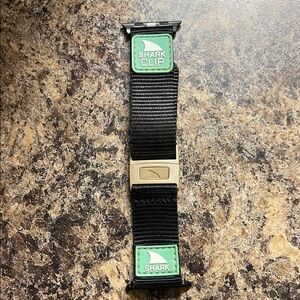Shark Clip Black and Green Women's Watch